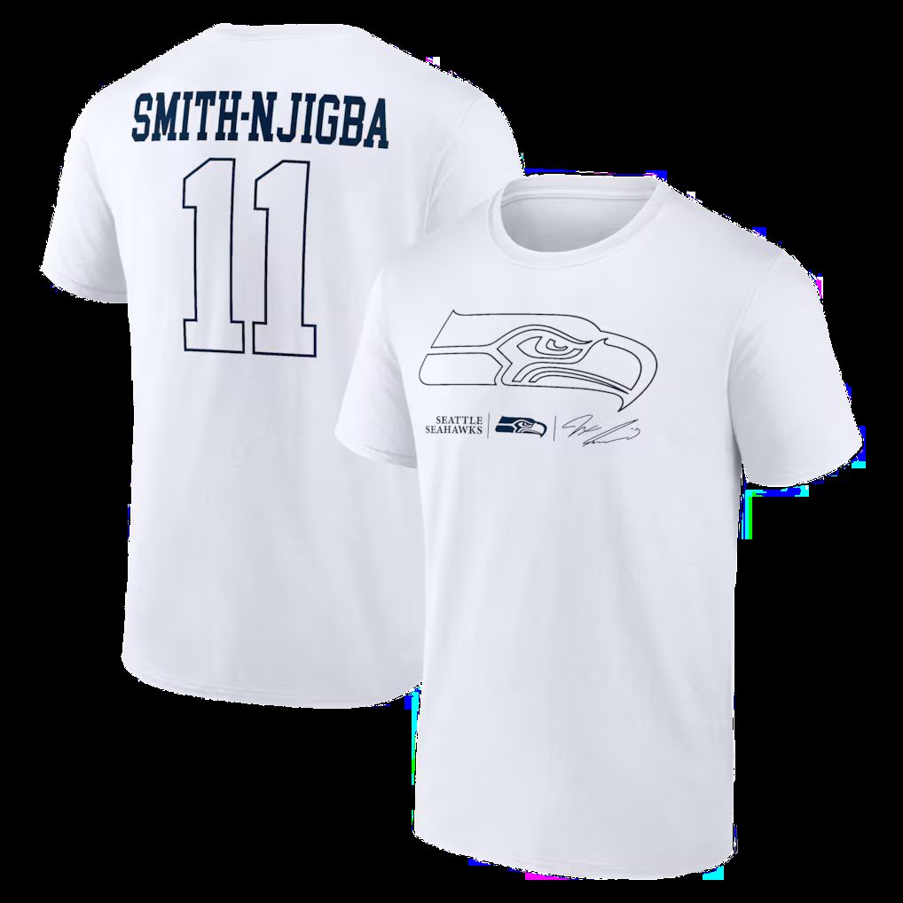 Men 2026 NFL Seattle Seahawks T-shirt white 02